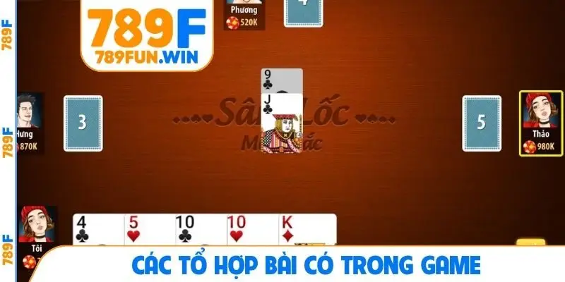 Các tổ hợp bài có trong game