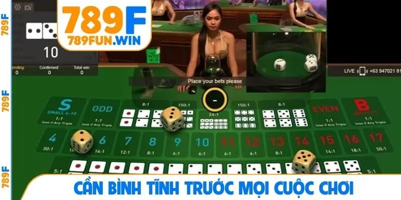 Cần bình tĩnh trước mọi cuộc chơi
