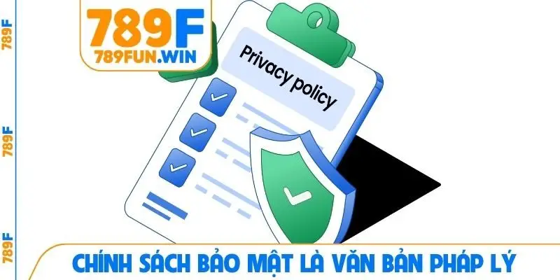 Chính sách bảo mật là văn bản pháp lý